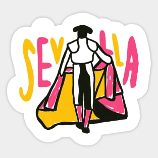 Seville | Bullfighter | Sevilla | Spain | Traditions Sticker